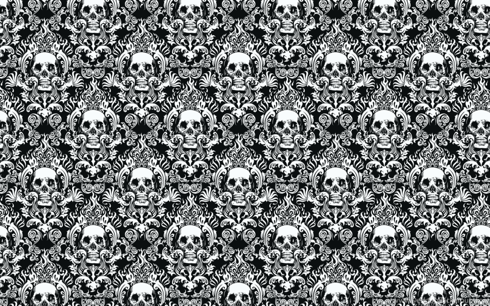 Череп орнамент