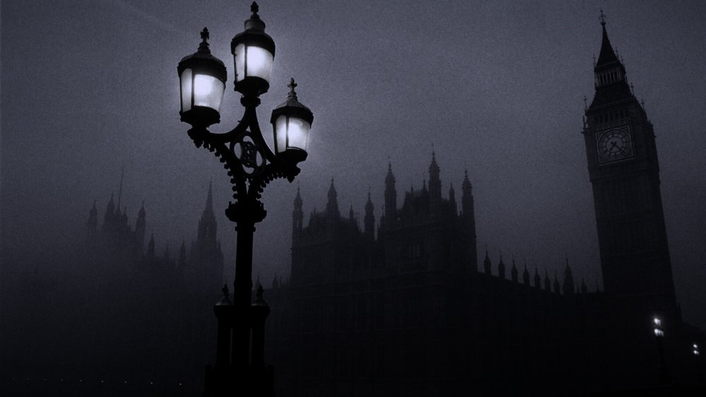 Лондон туман Биг Бен