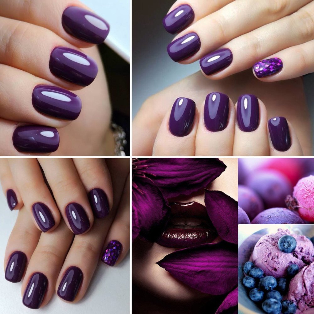 Темно фиолетовый градиент