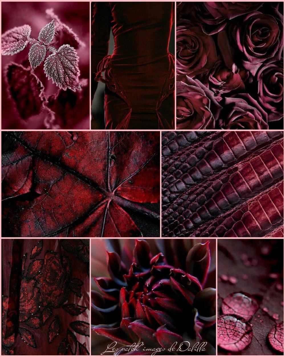 Эстетика бордового