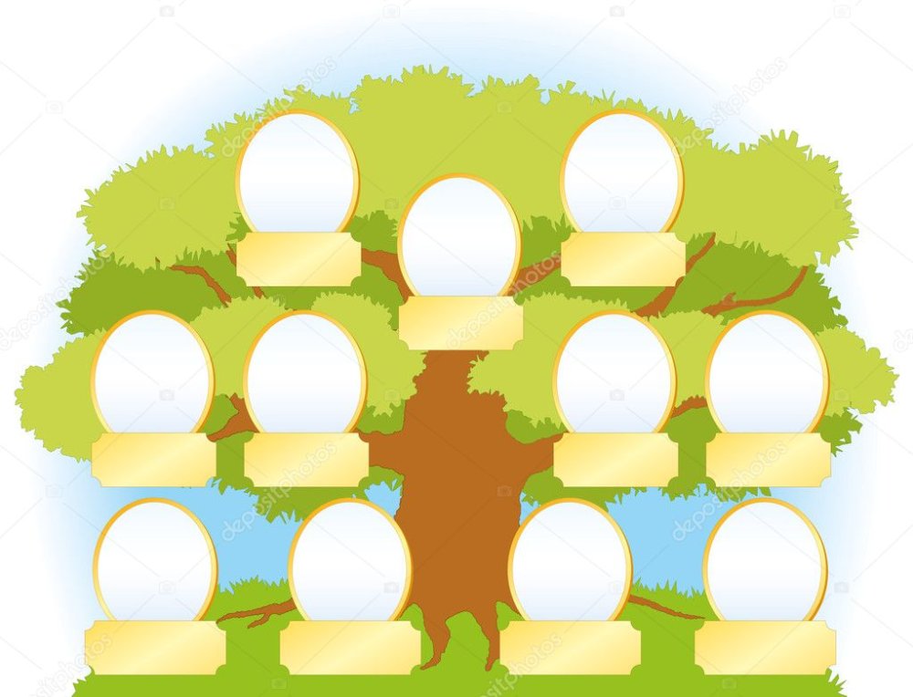 Окошки для древа семьи