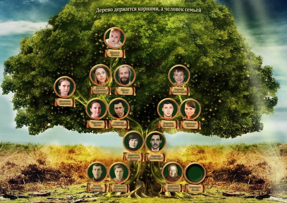 Винтажное дерево дуб