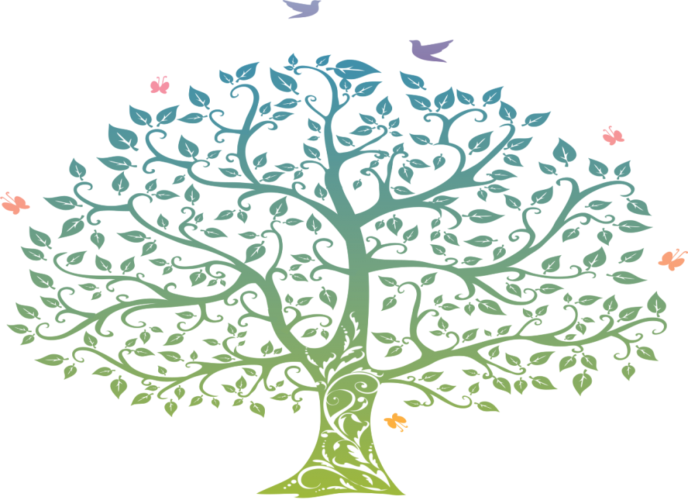 Фон семейное дерево для фотошопа