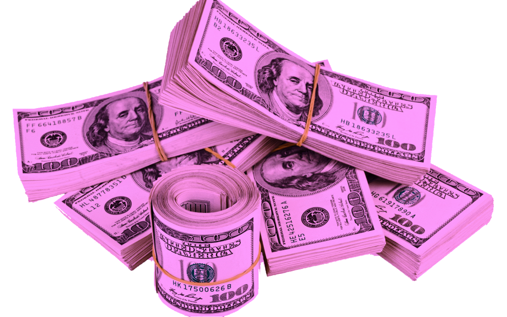 Розовые деньги