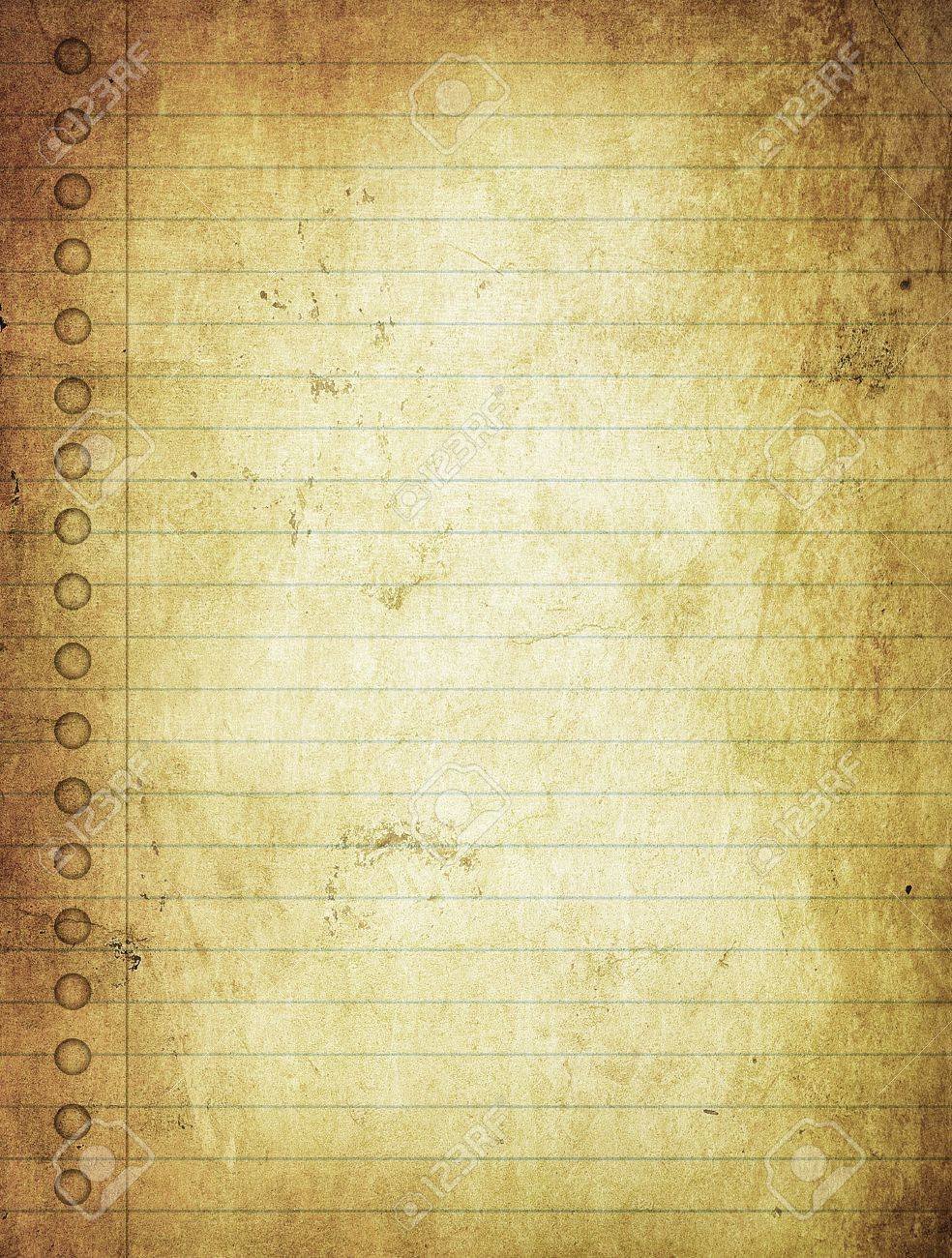 Старая бумага в клетку