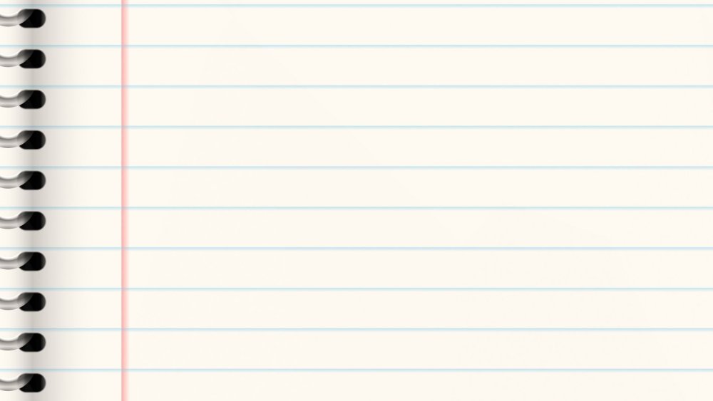 Тетрадный лист в линию фон