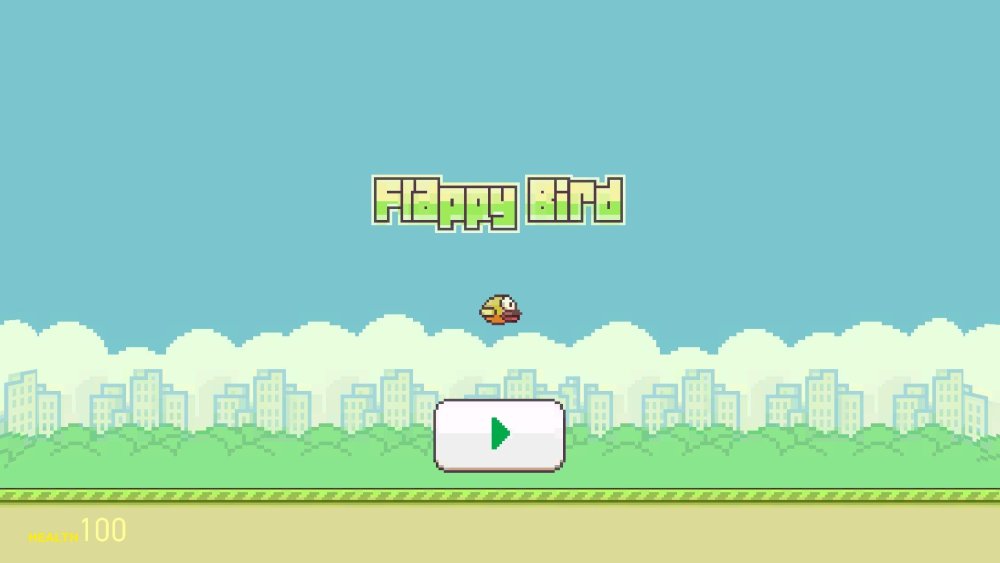 Flappy Bird меню
