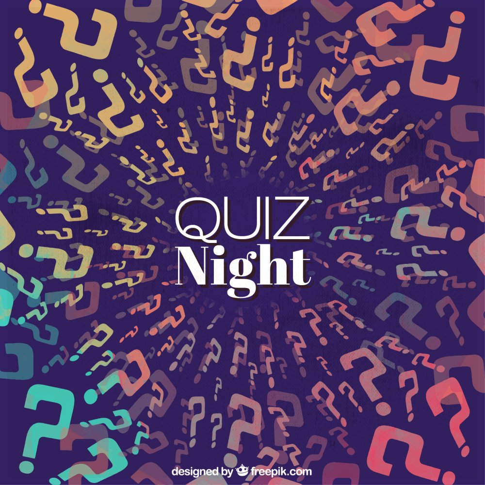 Квиз синий фон