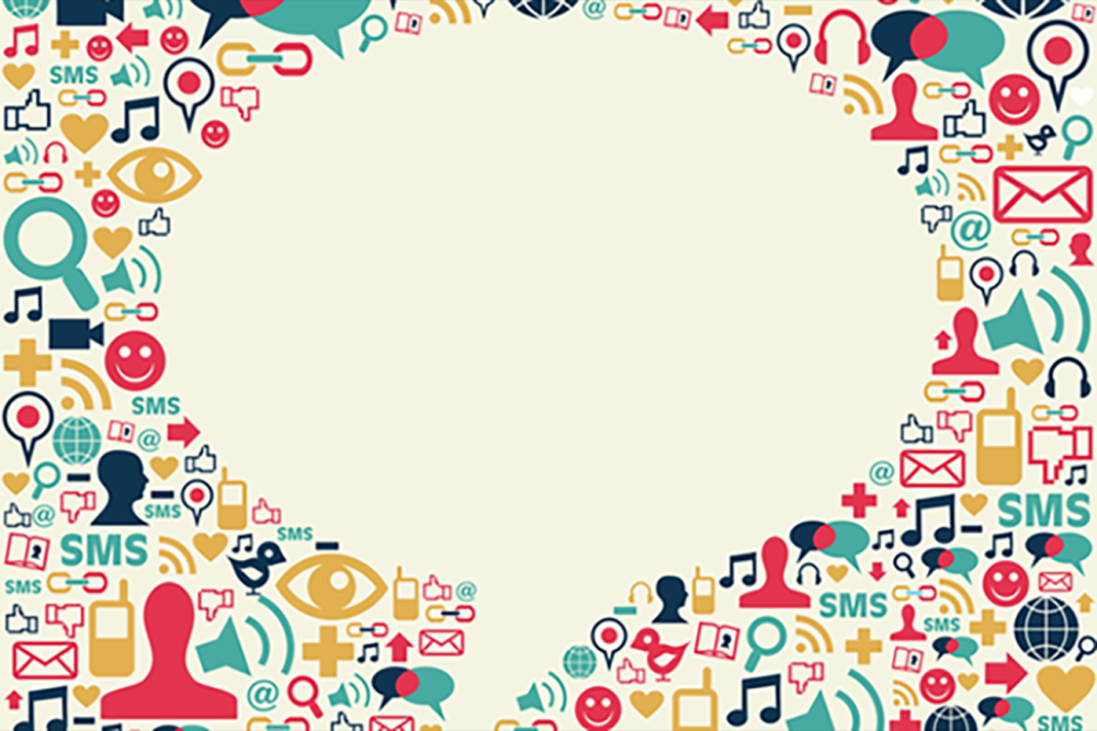 Социальные сети фон