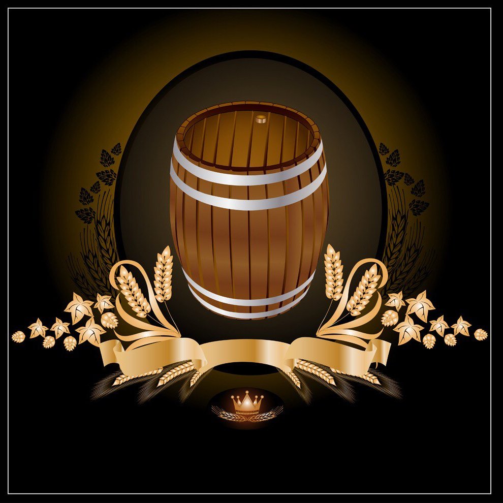 Реклама пива бочка