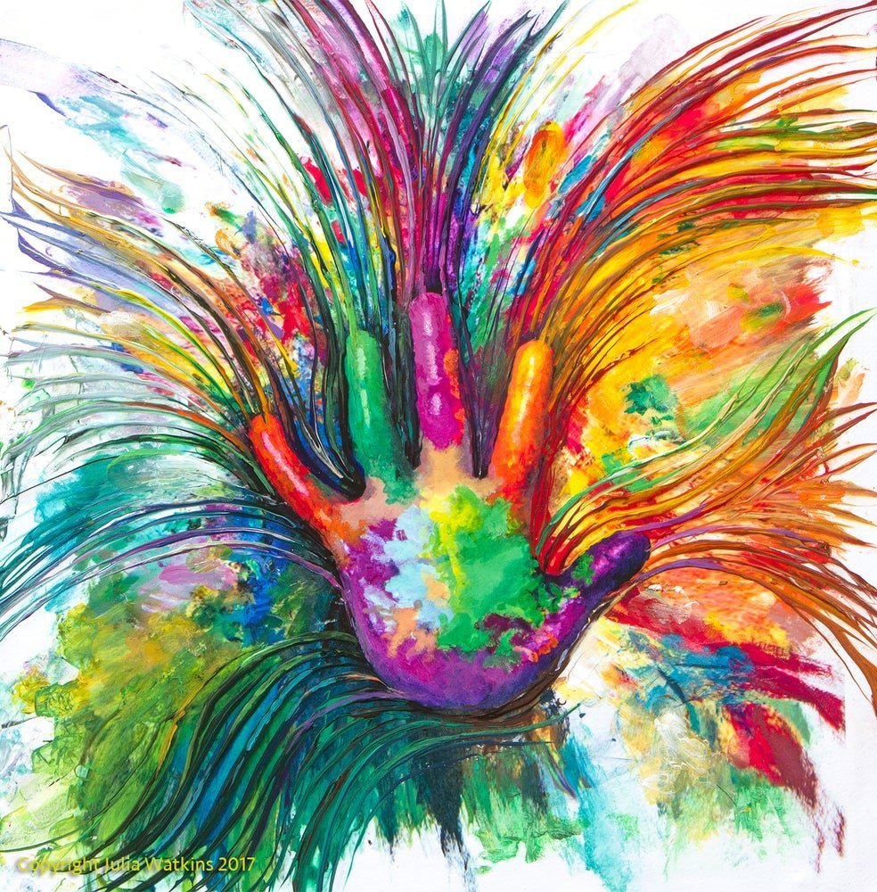 Фракталы пастельных цветов