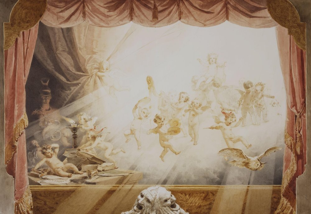 Красочный фон исторический