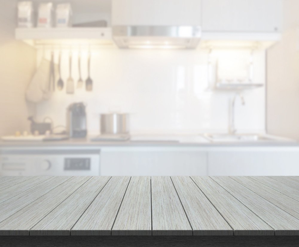 Кухонный стол размытый