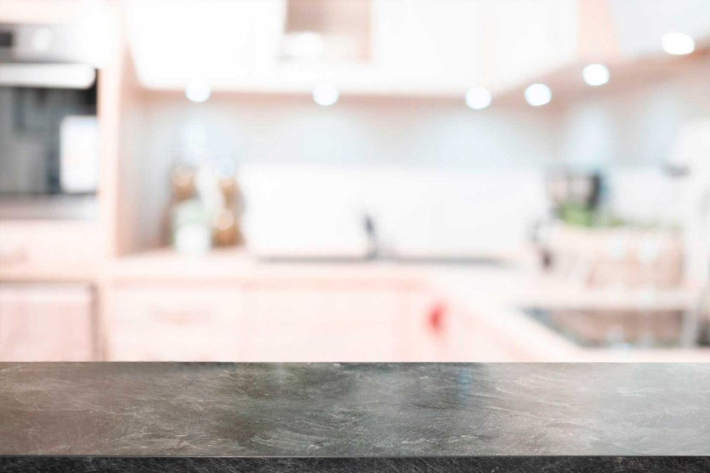 Столешница фон размытие кухня