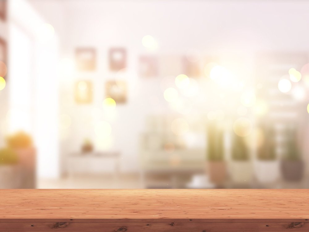 Стол размытый фон