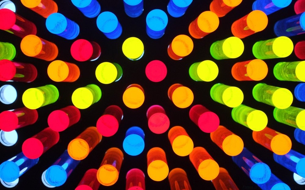 Изображение яркие разноцветные кружочки