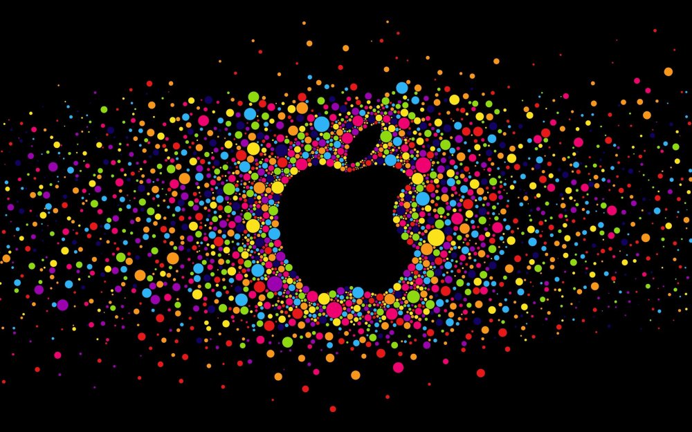 Черный яркий фон