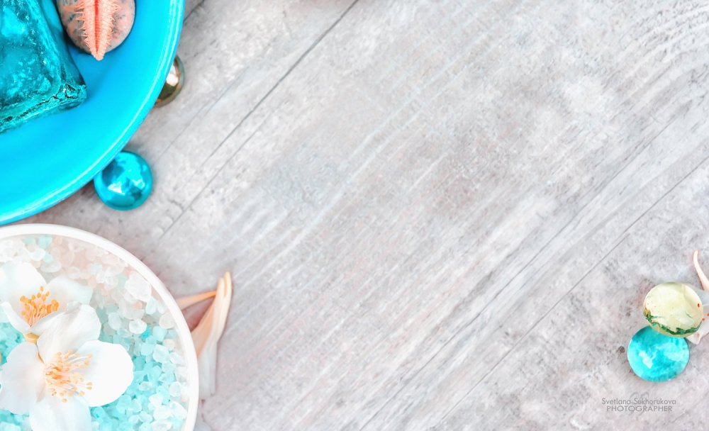 Бирюзовый фон для Инстаграм