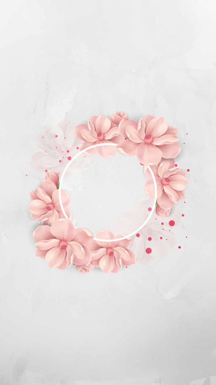 Розовый фон для актуального в Инстаграм