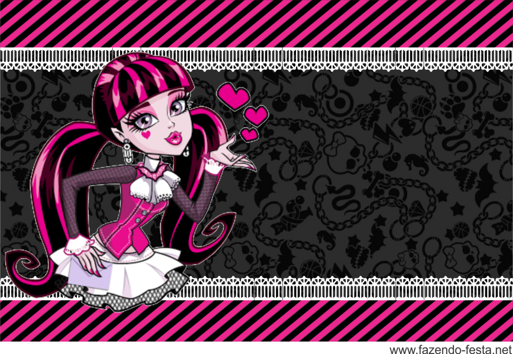 Дракулаура Монстер Хай Wallpaper