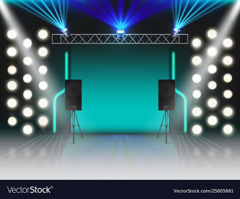 Микрофоны с колонкой сценические