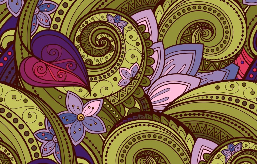 Яркие узоры