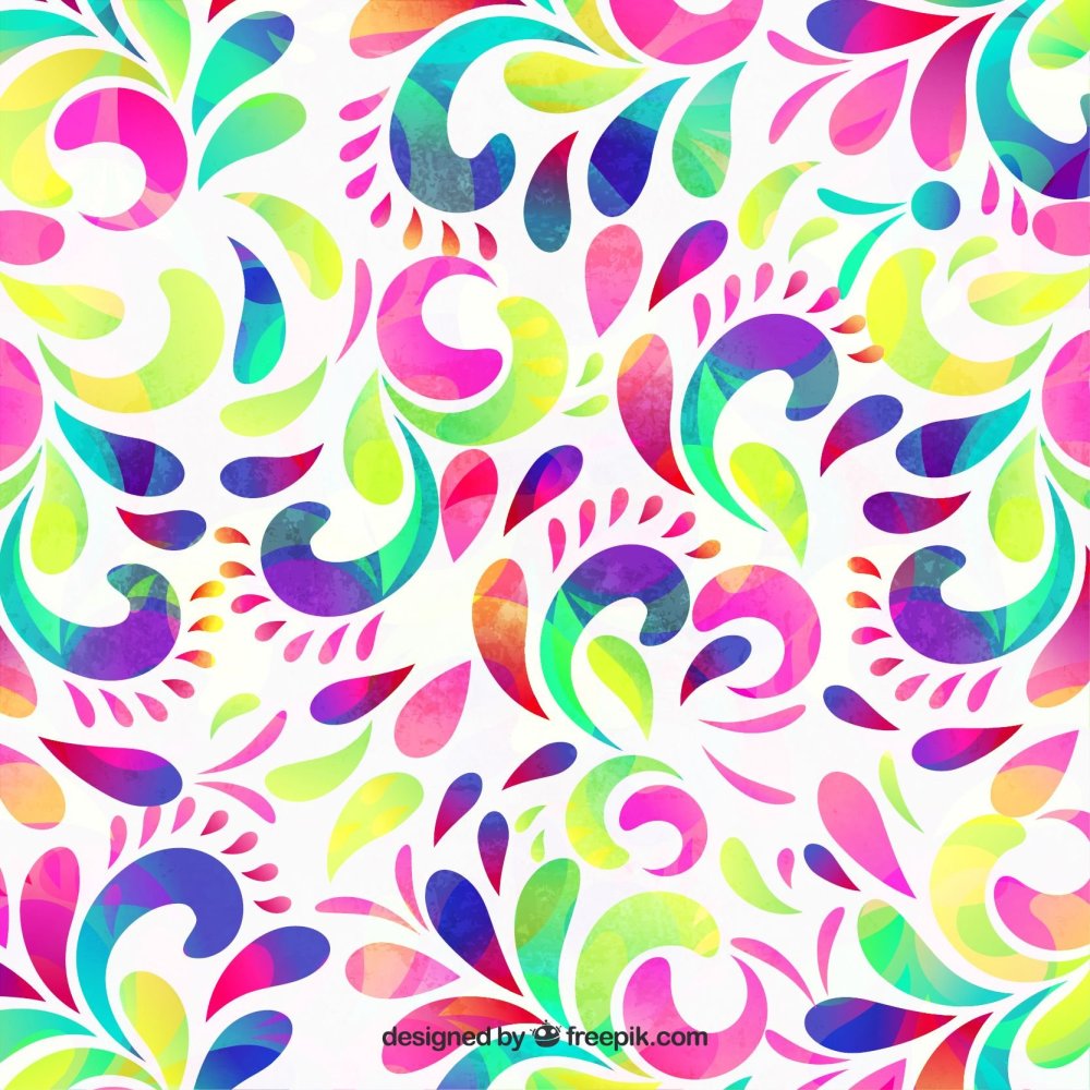 Яркий орнамент