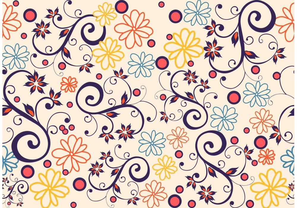 Цветные узоры