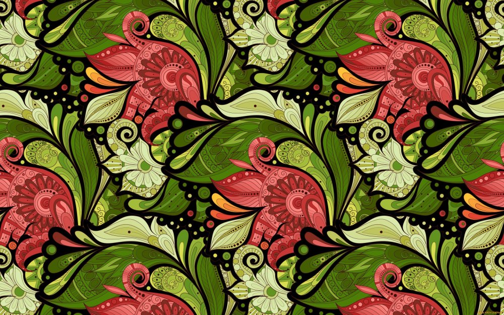 Красочные узоры