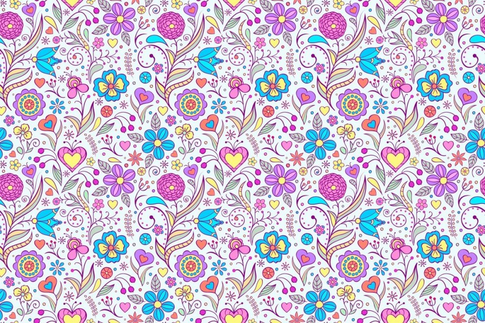 Цветные узоры