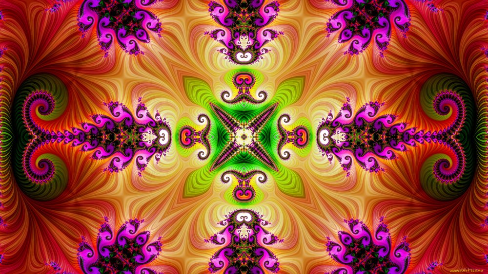 Бесшовный цветочный узор