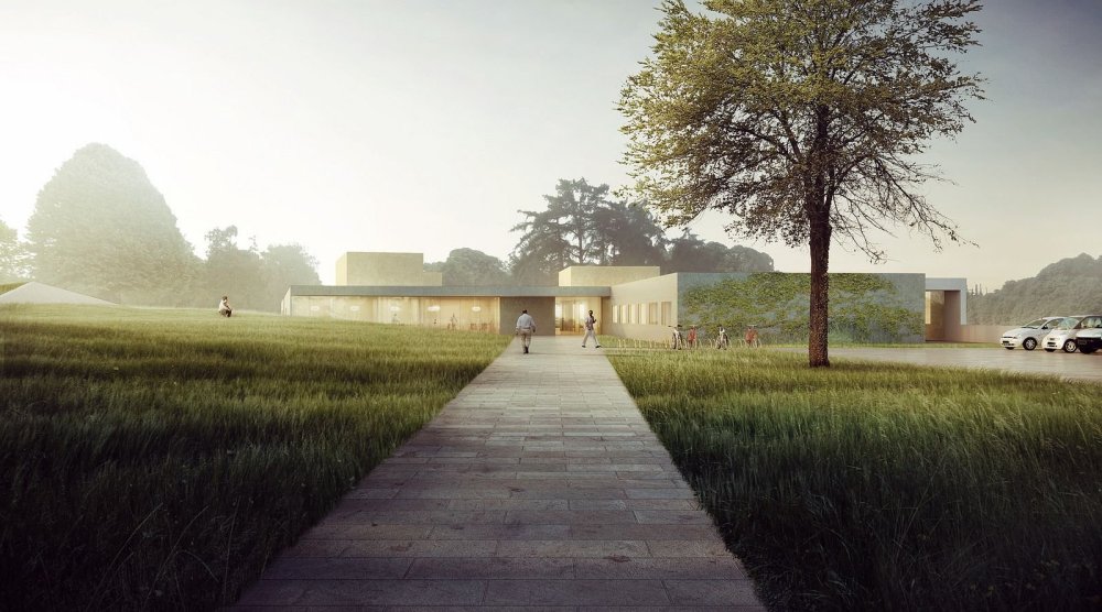 Фон для рендера архитектуры Поляна