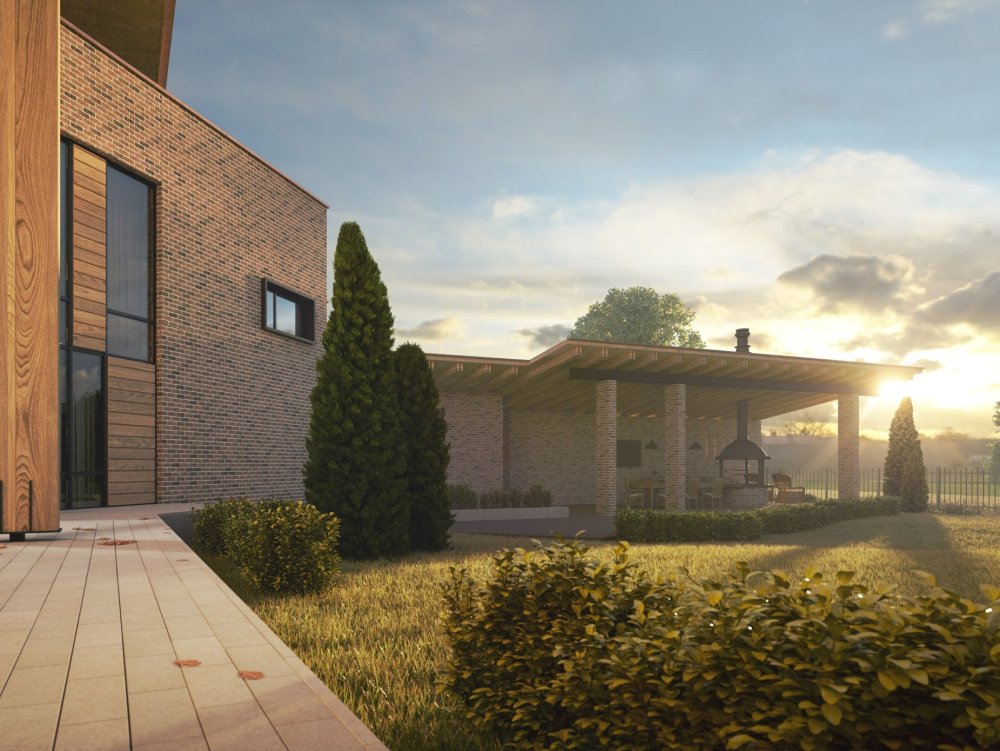 Фон для визуализации экстерьера