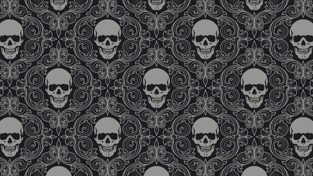 Череп орнамент