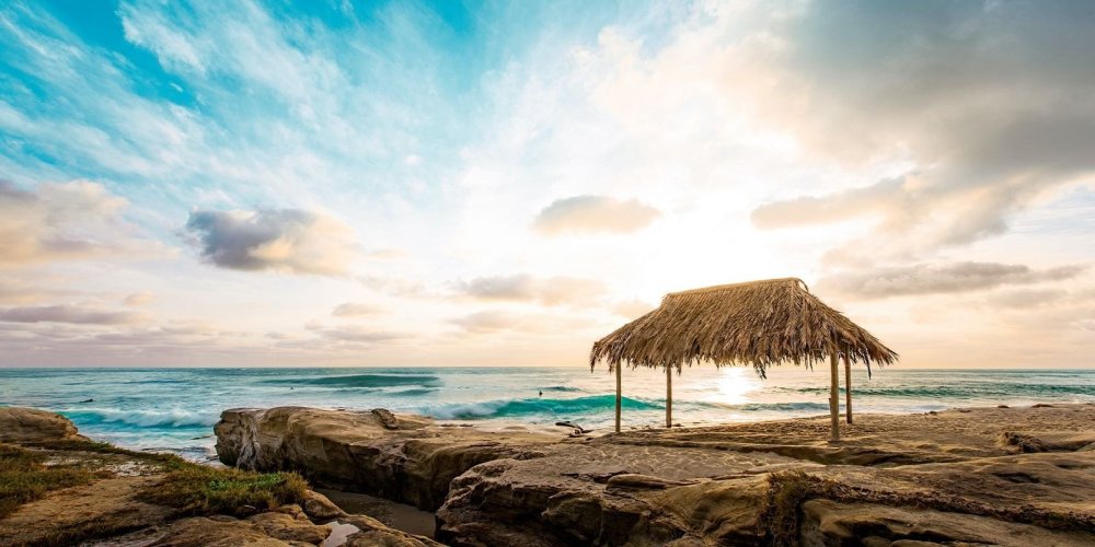 Виртуальные фоны для Zoom пляж