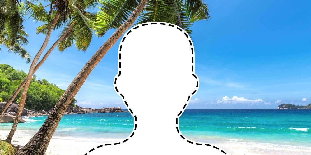 Фон для Зума пляж