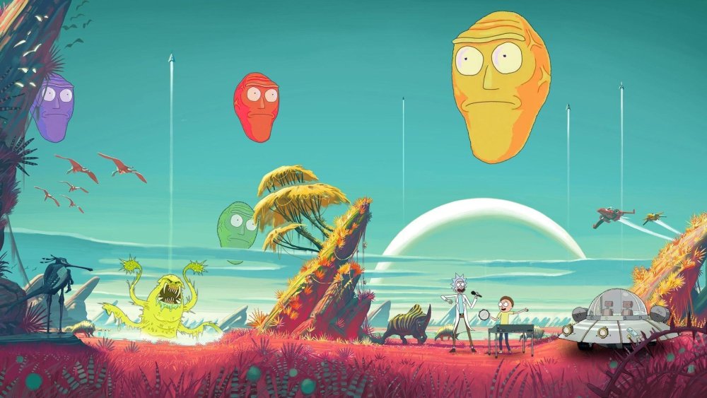 Арт Рик и Морти 4к