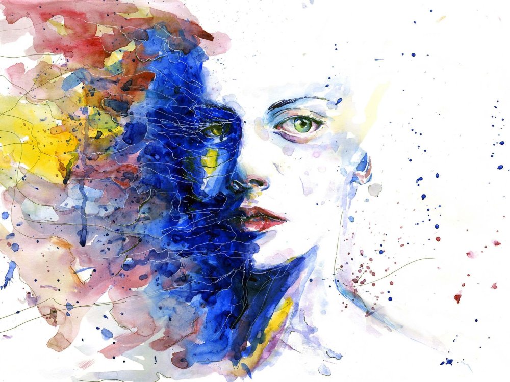 Девушка. Абстракция