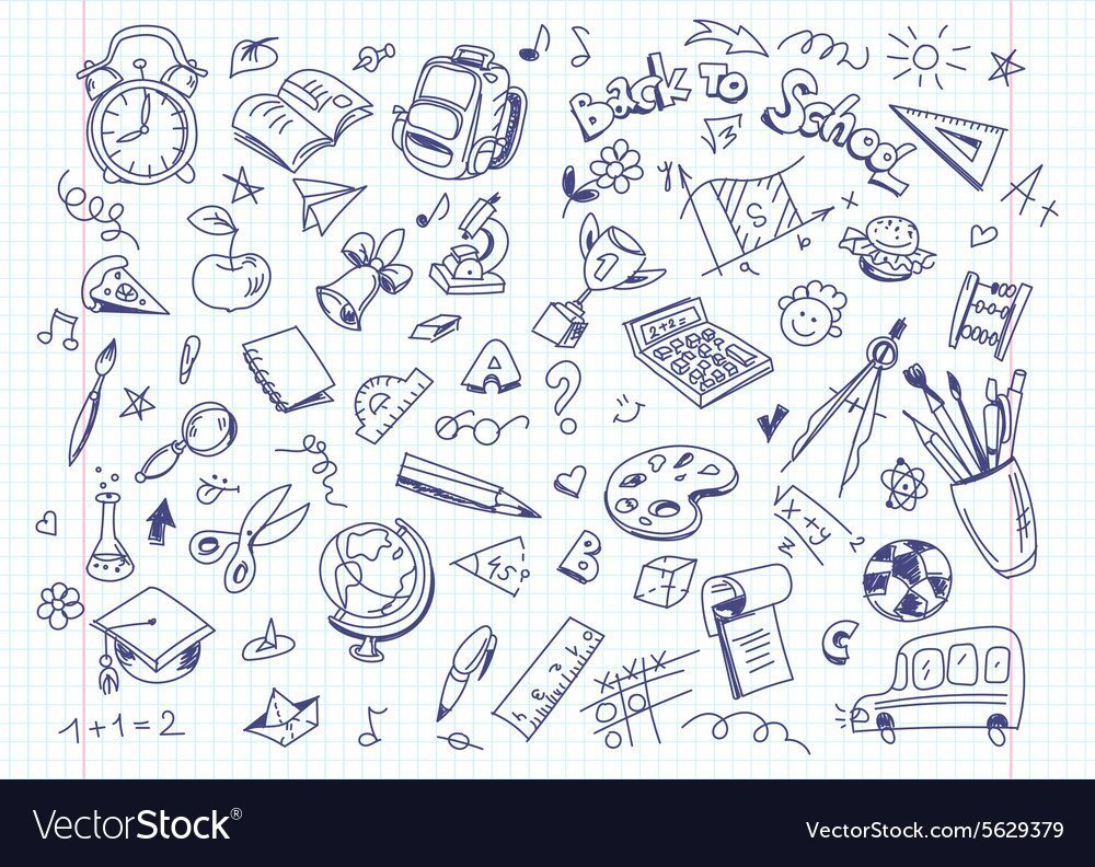 Паттерн Школьная тетрадь