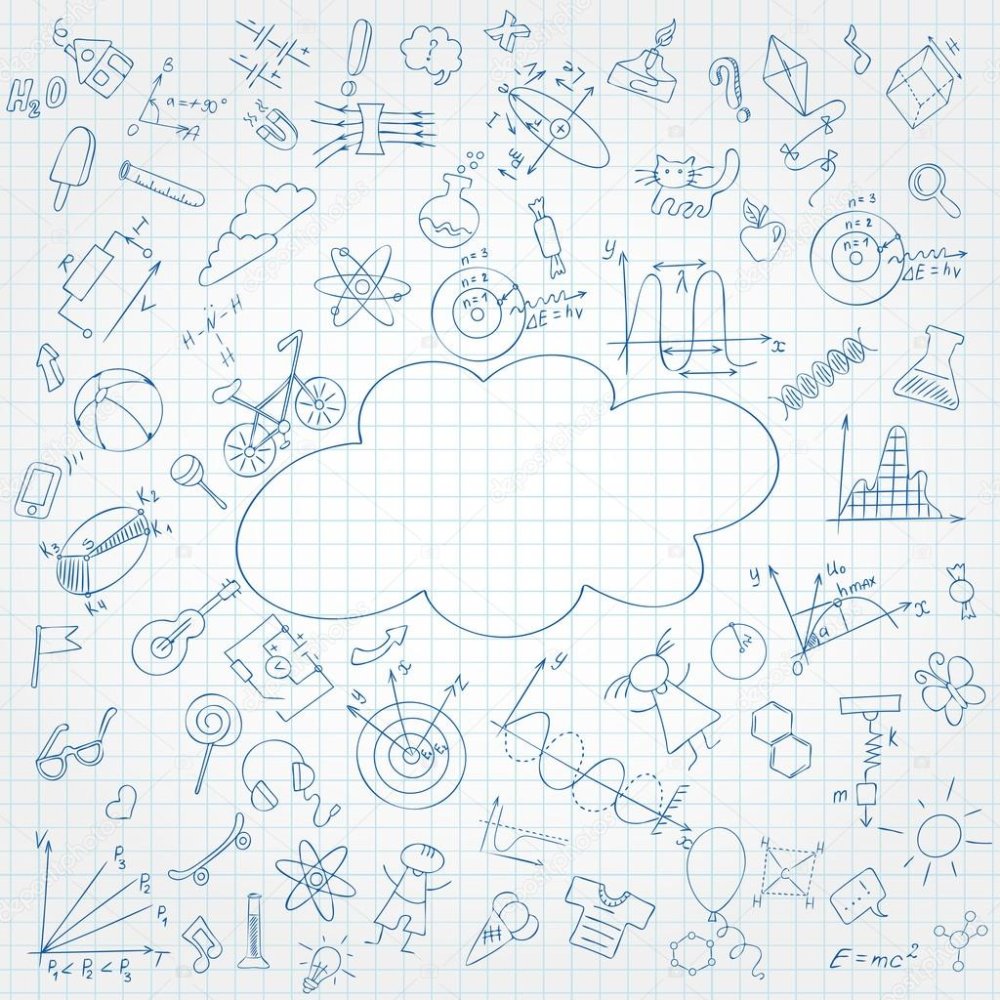 Фон Школьная тетрадь