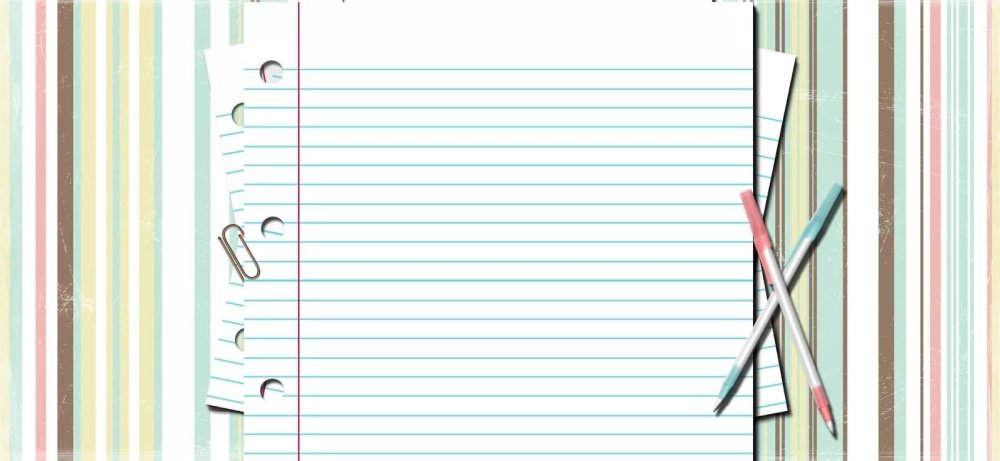 Фон тетрадный лист