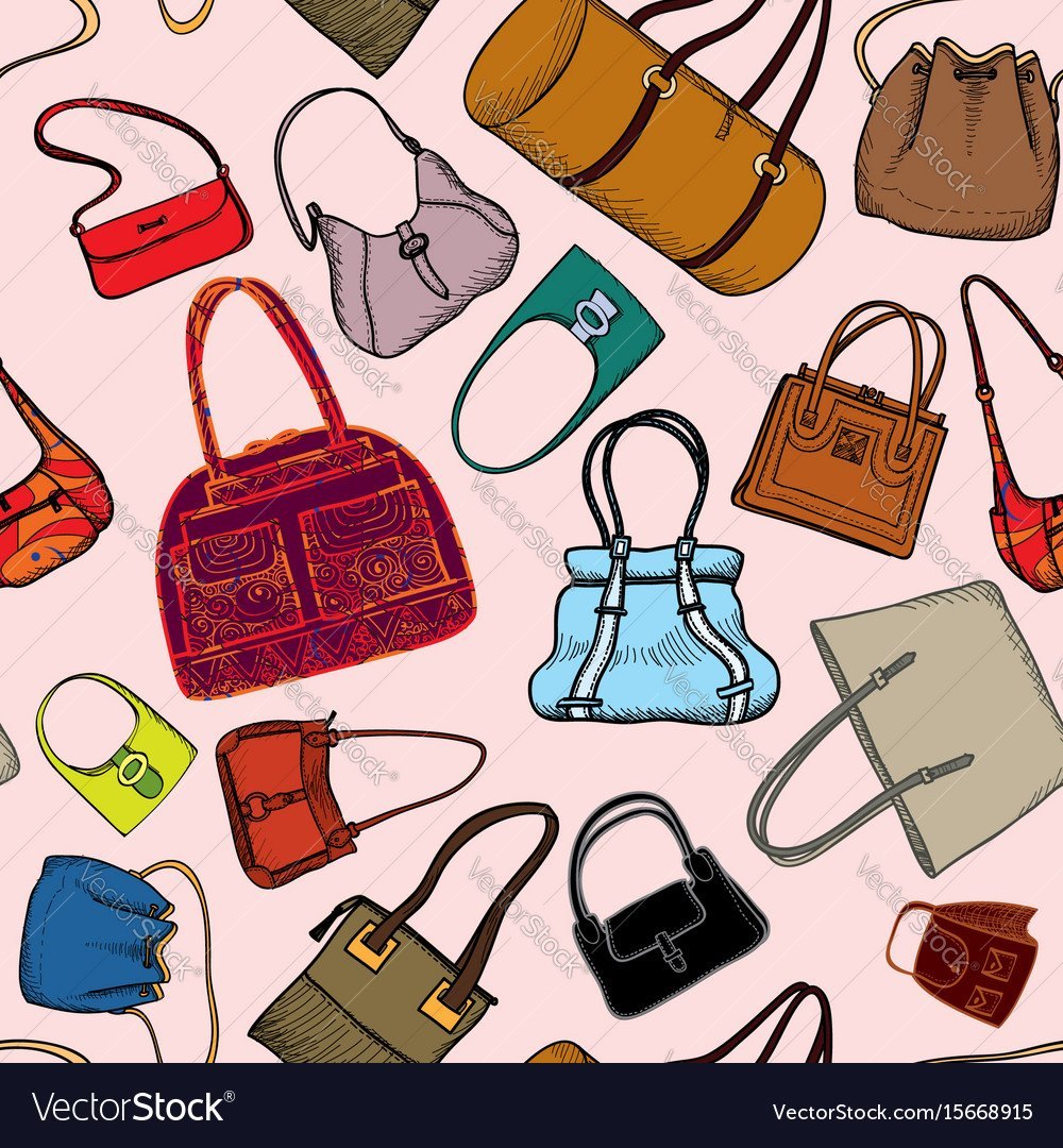 Фон с сумочками
