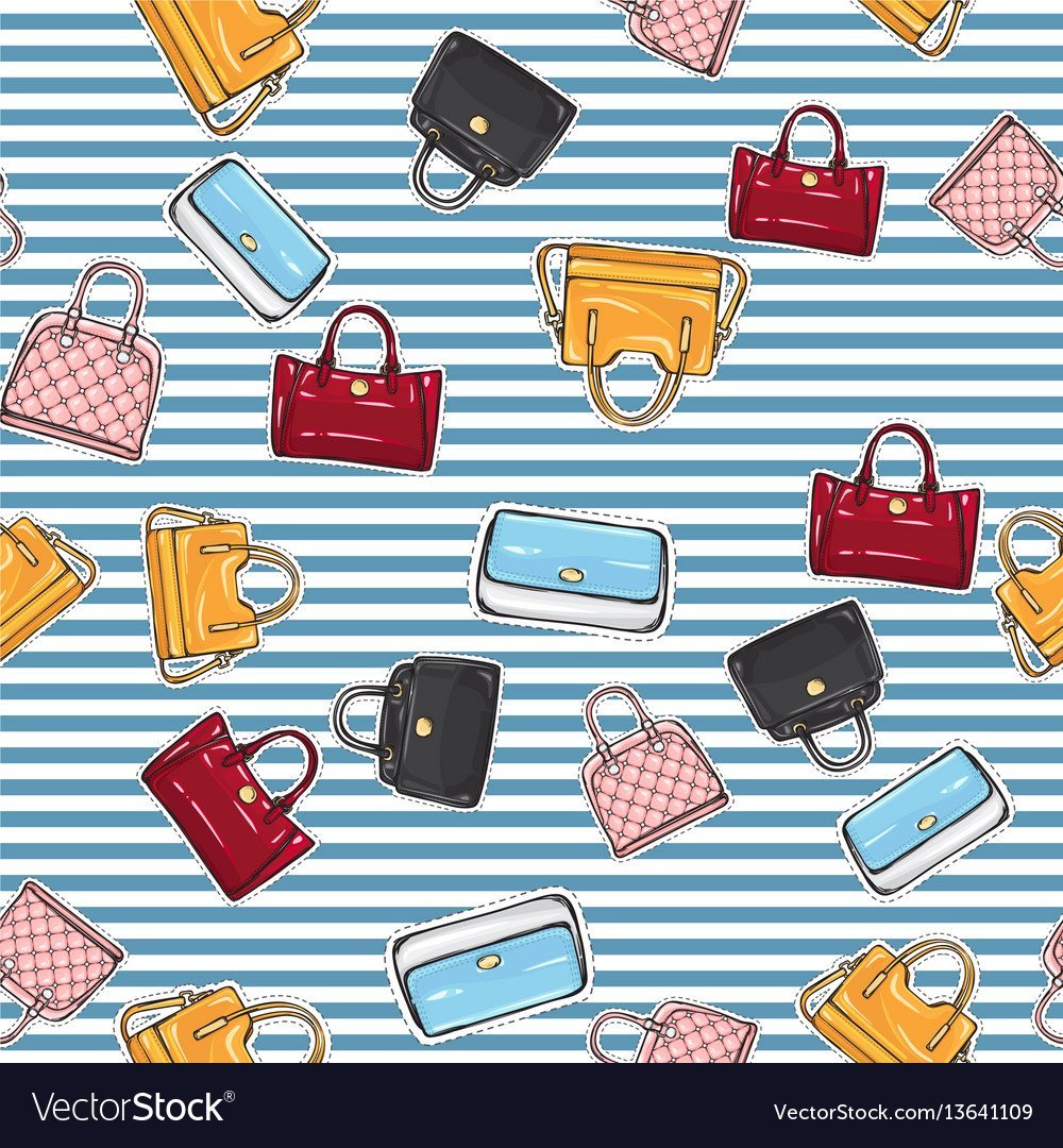 Фон с сумочками