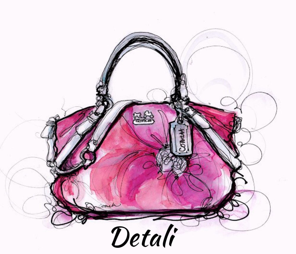 Модные сумки набросок