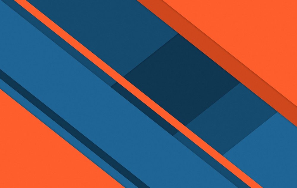 Оранжевый и синий цвет