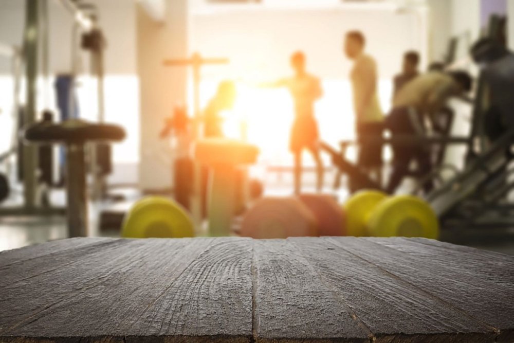 Спортзал размытый фон