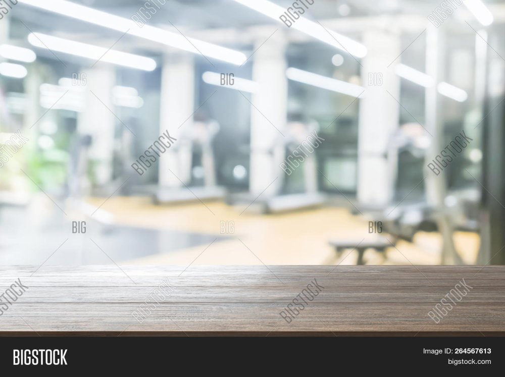 Размытый спортивный зал