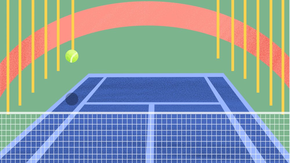 Теннисный корт фон