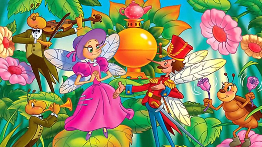 Муха-Цокотуха иллюстрации Дмитрия Непомнящего