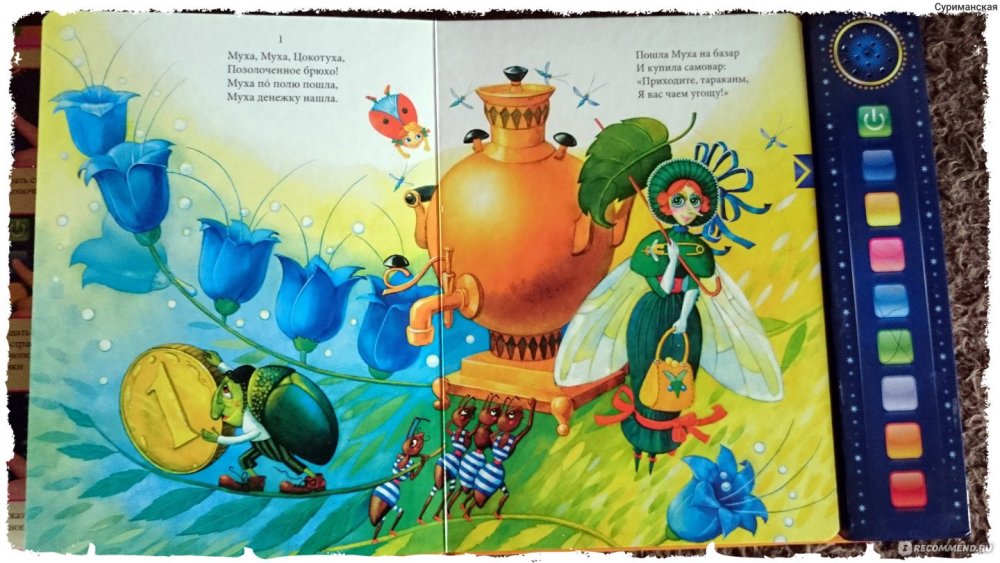 Сказки Чуковского Муха Цокотуха